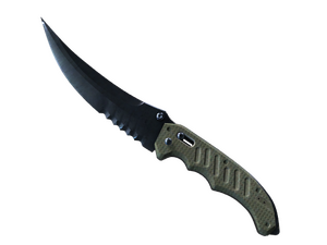 ★ StatTrak™ Flip Knife | Blue Steel (Minimal Wear)