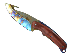 ★ StatTrak™ Gut Knife | Case Hardened (Well-Worn)