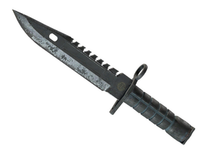 ★ StatTrak™ M9 Bayonet | Night (Battle-Scarred)