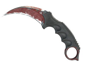 ★ StatTrak™ Karambit | Crimson Web (Battle-Scarred)
