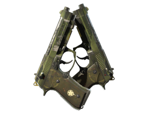 StatTrak™ Dual Berettas | Retribution (Field-Tested)