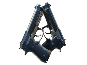 Souvenir Dual Berettas | Anodized Navy (Minimal Wear)