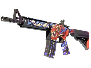 StatTrak™ M4A4 | 龍王 (Dragon King) (Well-Worn)