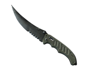 ★ StatTrak™ Flip Knife | Damascus Steel (Battle-Scarred)