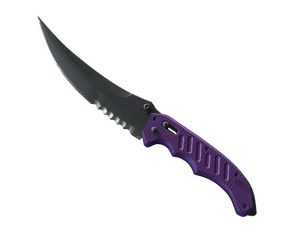 ★ StatTrak™ Flip Knife | Ultraviolet (Minimal Wear)