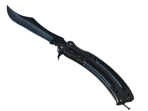 ★ StatTrak™ Butterfly Knife | Blue Steel (Factory New)