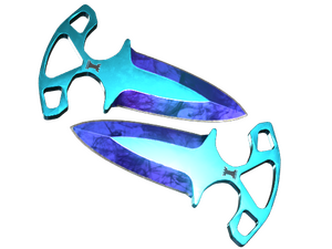 ★ StatTrak™ Shadow Daggers | Doppler Sapphire (Factory New)