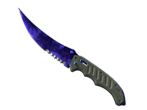 ★ StatTrak™ Flip Knife | Doppler Sapphire (Factory New)