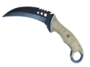 ★ StatTrak™ Talon Knife | Blue Steel (Battle-Scarred)