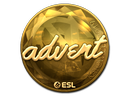 Sticker | advent (Gold) | Katowice 2019