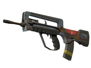StatTrak™ FAMAS | Decommissioned (Well-Worn)