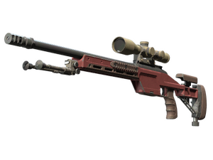 SSG 08 | Red Stone (Well-Worn)