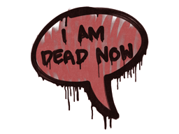 Sealed Graffiti | Dead Now (Blood Red)