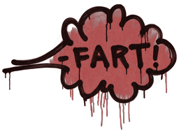 Sealed Graffiti | Fart (Blood Red)