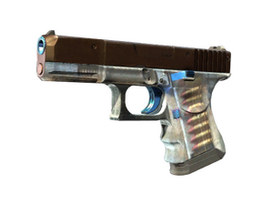 Glock-18 | Clear Polymer (Battle-Scarred)