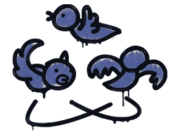 Sealed Graffiti | Dizzy (SWAT Blue)