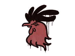 Sealed Graffiti | Cocky (Blood Red)