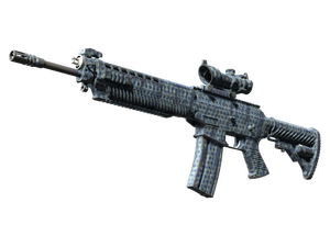 Souvenir SG 553 | Waves Perforated (Well-Worn)