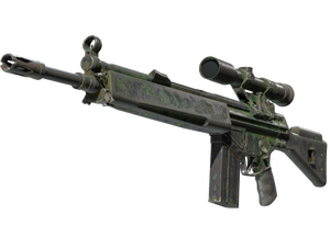 Souvenir G3SG1 | Jungle Dashed (Battle-Scarred)