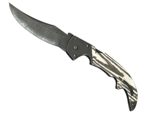 ★ StatTrak™ Falchion Knife | Black Laminate (Field-Tested)