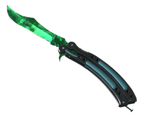 ★ StatTrak™ Butterfly Knife | Gamma Doppler Emerald (Factory New)
