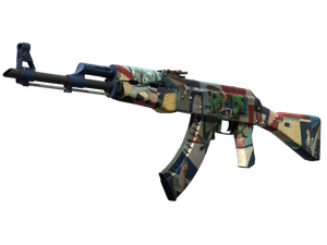 StatTrak™ AK-47 | Leet Museo (Well-Worn)