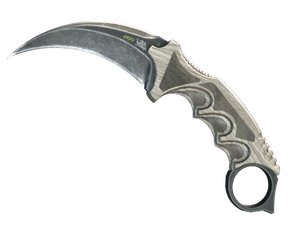 ★ StatTrak™ Karambit | Black Laminate (Minimal Wear)