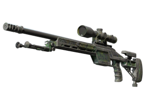 Souvenir SSG 08 | Jungle Dashed (Battle-Scarred)