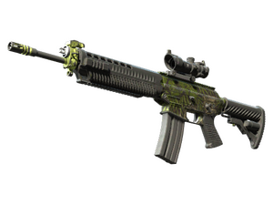 Souvenir SG 553 | Lush Ruins (Battle-Scarred)