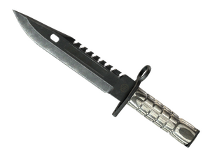 ★ StatTrak™ M9 Bayonet | Black Laminate (Well-Worn)