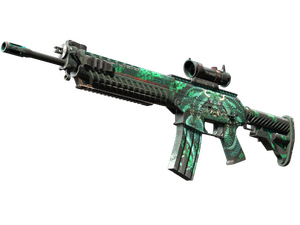 StatTrak™ SG 553 | Dragon Tech (Field-Tested)