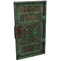 Corroded Bronze Door