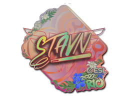 Buy Sticker | stavn (Holo) | Rio 2022 – skin price $0.73 for CS 2