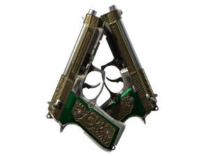 StatTrak™ Dual Berettas | Royal Consorts (Battle-Scarred)