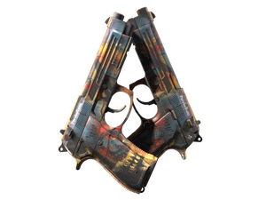 StatTrak™ Dual Berettas | Hideout (Minimal Wear)