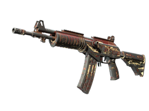 Galil AR | Crimson Tsunami (Battle-Scarred)