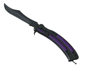 ★ StatTrak™ Butterfly Knife | Ultraviolet (Minimal Wear)