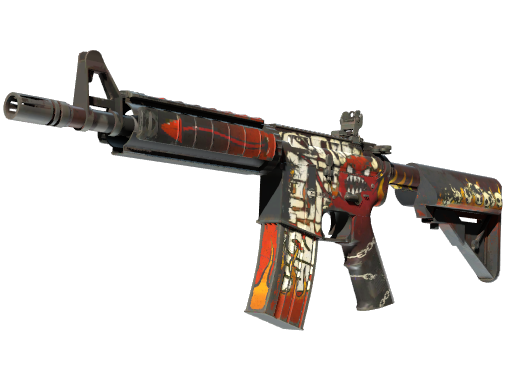 M4A4|Hellfire(Well-Worn)