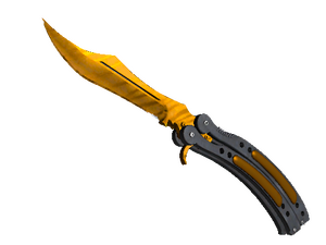 ★ StatTrak™ Butterfly Knife | Tiger Tooth (Minimal Wear)