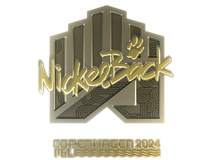 Sticker | NickelBack (Gold) | Copenhagen 2024