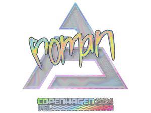 Sticker | roman (Holo) | Copenhagen 2024