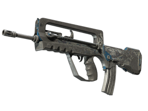 FAMAS | Halftone Wash (Battle-Scarred)