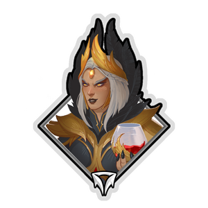 Gold Crownfall Sticker - Imperia
