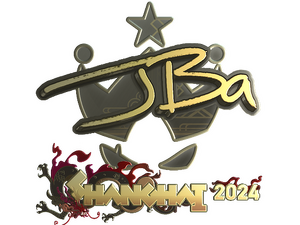 Sticker | JBa (Gold) | Shanghai 2024