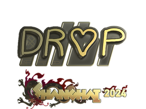Sticker | drop (Gold) | Shanghai 2024