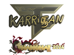Sticker | karrigan (Gold) | Shanghai 2024