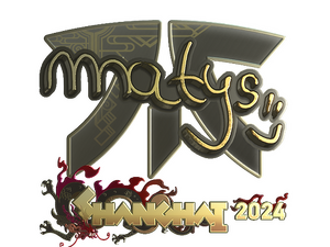 Sticker | MATYS (Gold) | Shanghai 2024