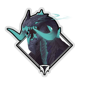 Gold Crownfall Sticker - Zaug
