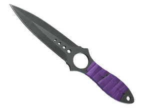 ★ StatTrak™ Skeleton Knife | Ultraviolet (Well-Worn)