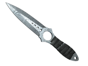 ★ Skeleton Knife | Damascus Steel (Well-Worn)